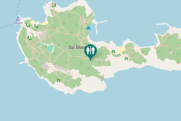 Map showing location of 2 Toilet