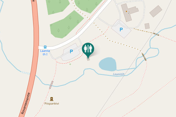 Map showing location of Viskitie Toilet