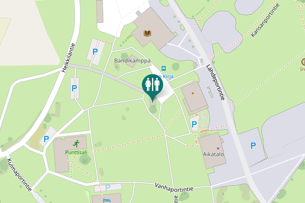 Map showing location of Heikkiläntie 177 Toilet