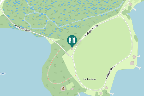 Map showing location of Heikkiläntie 177 Toilet