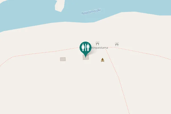 Map showing location of Inari Toilet