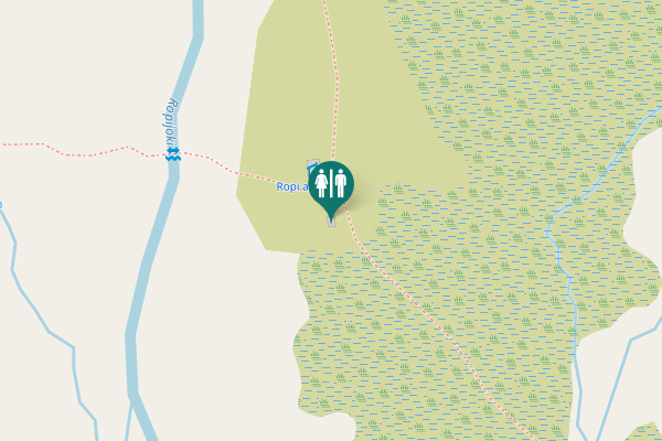Map showing location of Enontekiö Toilet
