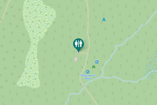 Map showing location of Squirrel Avenue Toilet