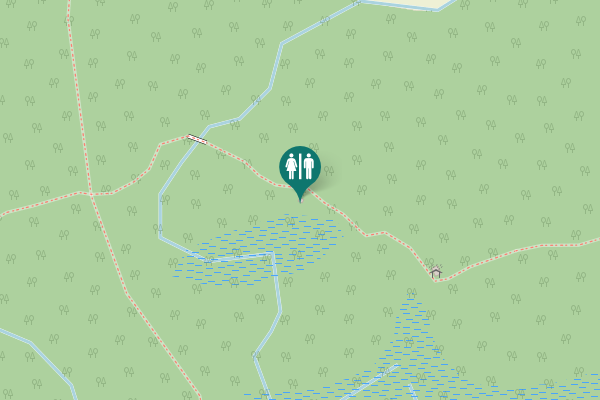 Map showing location of Allisentie Toilet