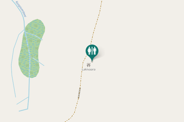 Map showing location of Ristijärvi Toilet