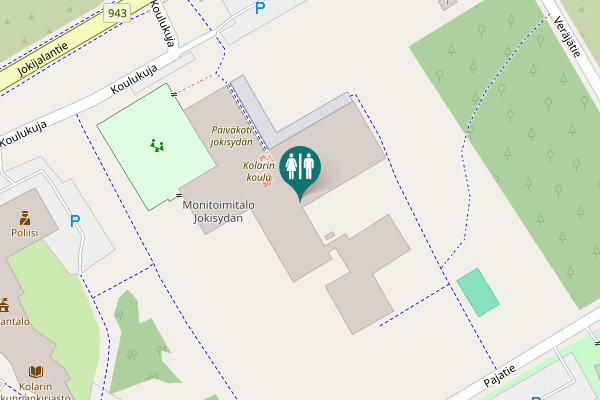 Map showing location of Jokijalantie 18 Toilet