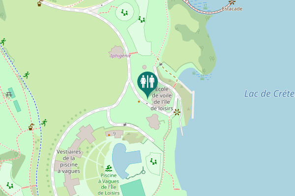Map showing location of Rue Jean Gabin 9 Toilet
