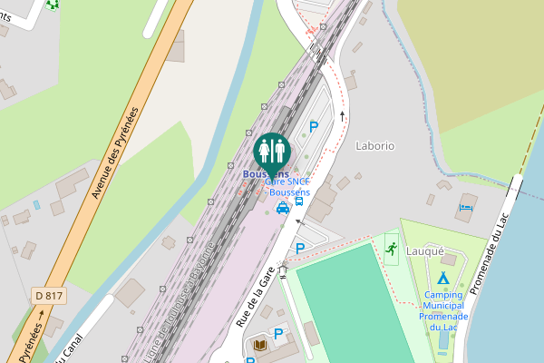 Map showing location of D 62B Toilet