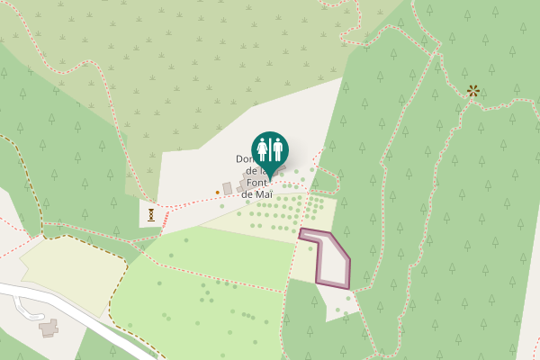 Map showing location of 13 Toilet