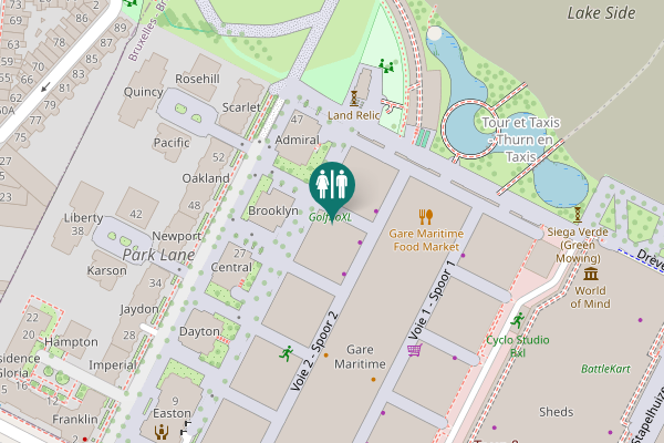 Map showing location of Passage du Speculoos - Speculoosgang Toilet