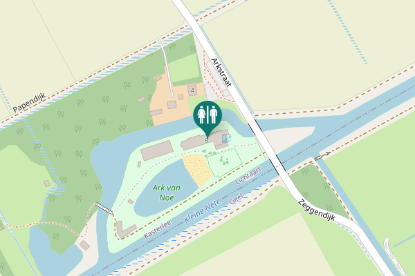 Map showing location of Arkstraat 6 Toilet