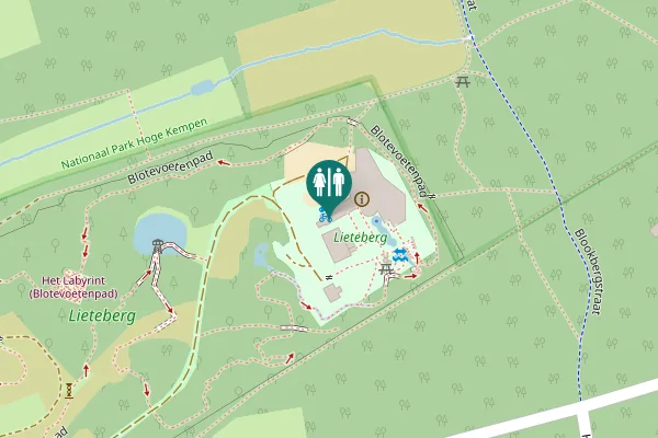 Map showing location of Zuurbroekstraat 16 Toilet