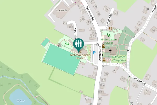 Map showing location of Kirchstraße 97 Toilet