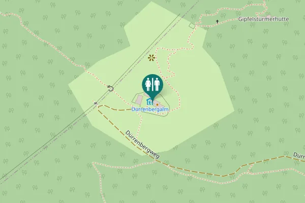 Map showing location of Dürrenbergweg Toilet