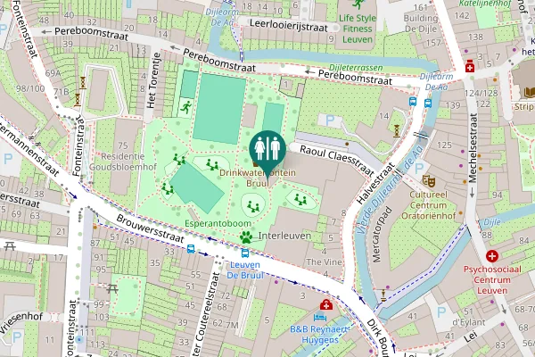 Map showing location of Raoul Claesstraat 3 Toilet