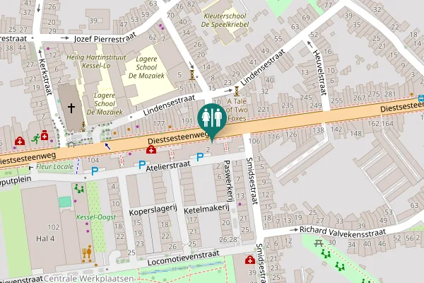 Map showing location of Diestsesteenweg 104 Toilet
