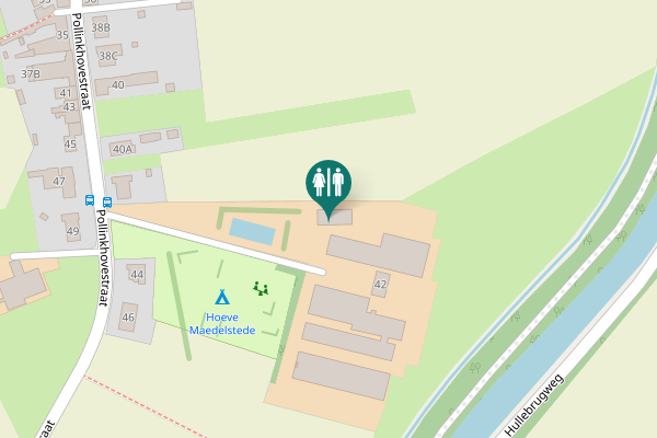 Map showing location of Pollinkhovestraat 42 Toilet