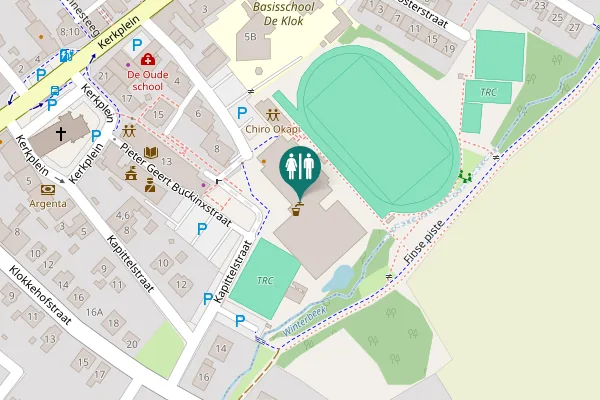 Map showing location of Oud-Mersenhoven 2 Toilet