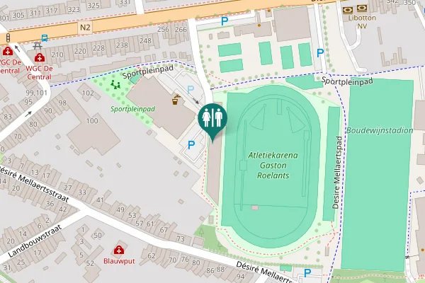 Map showing location of Diestsesteenweg 272 Toilet