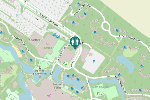 Map showing location of Erperheidestraat 505 Toilet