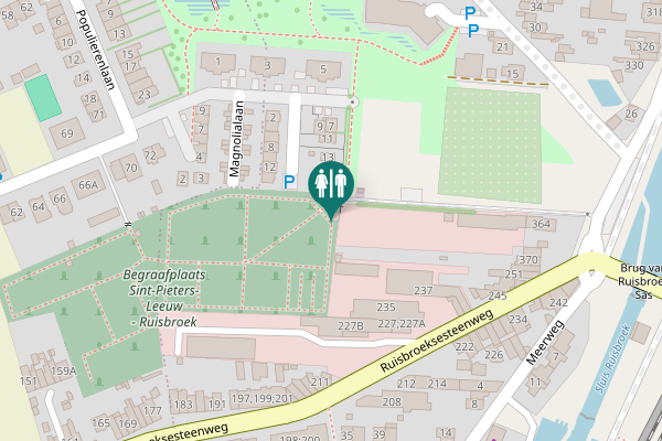 Map showing location of Magnolialaan 17 Toilet