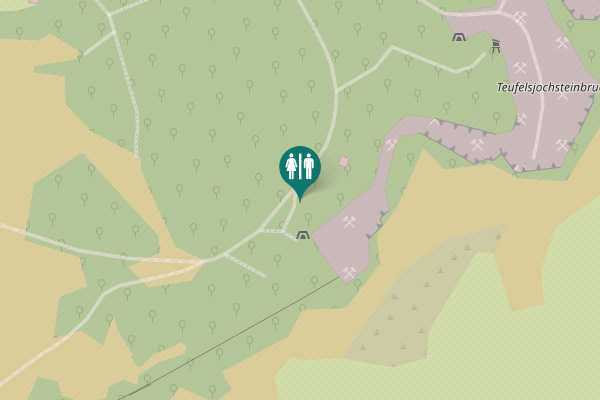 Map showing location of Toni-Steig Toilet