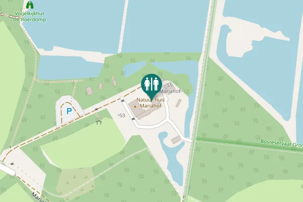 Map showing location of Mariahofstraat 51 Toilet