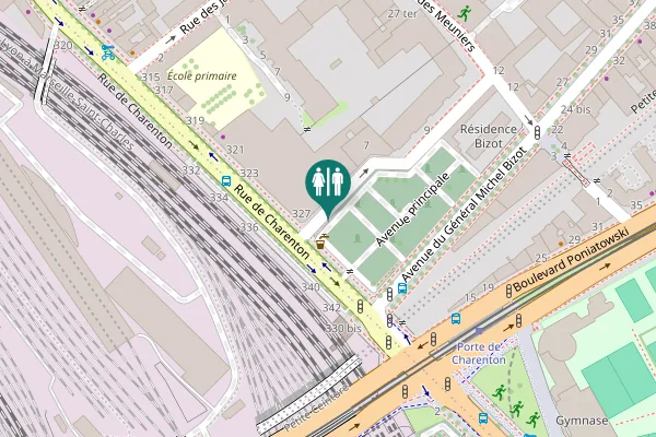 Map showing location of Rue Théodore Hamont 3 Toilet