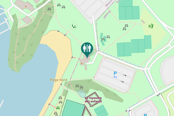 Map showing location of Rue du Bac Toilet