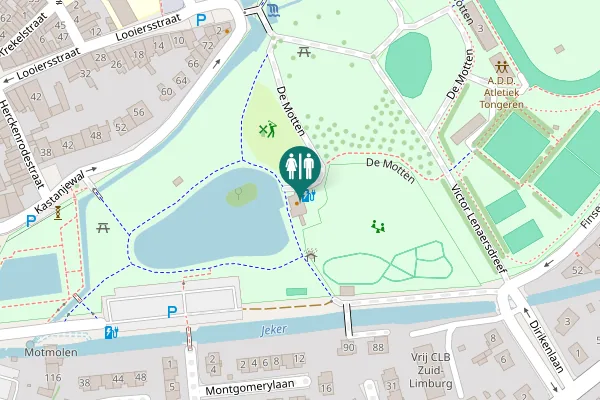 Map showing location of De Motten 1 Toilet