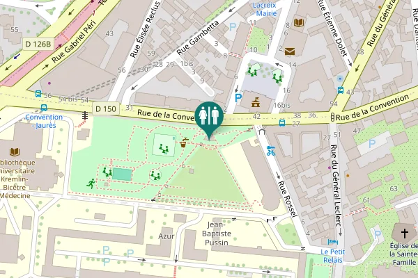 Map showing location of Rue du Général Leclerc 78 Toilet