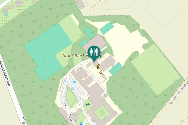 Map showing location of Geldenaaksebaan 277 Toilet