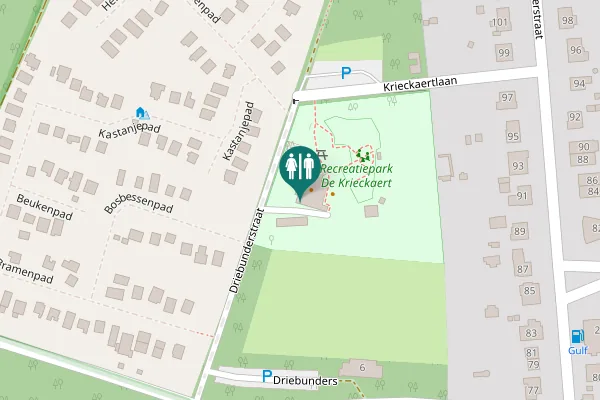 Map showing location of Krieckaertlaan 1 Toilet