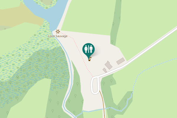 Map showing location of Route de Digoin Toilet