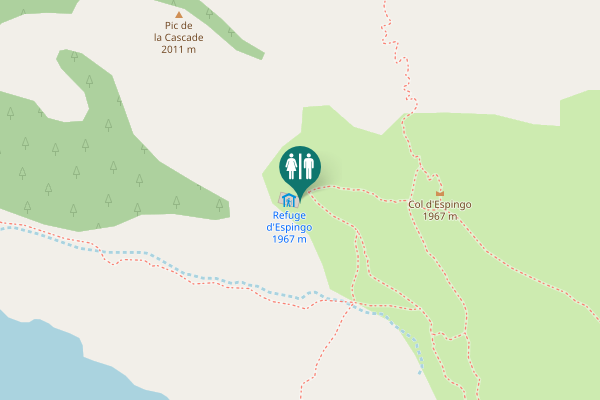 Map showing location of Oô Toilet