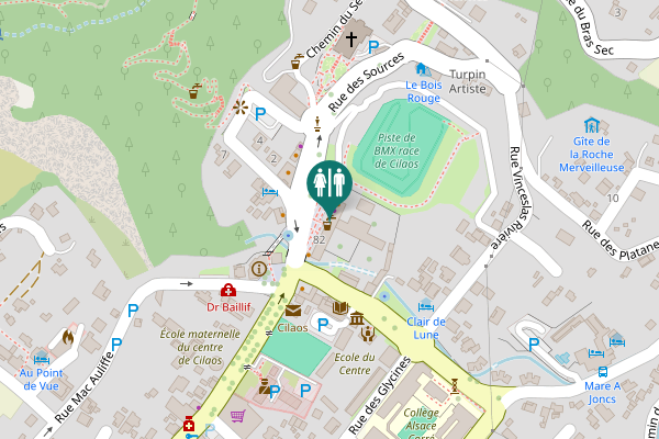 Map showing location of Rue des Écoles 1 Toilet
