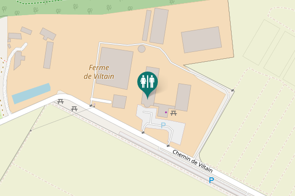 Map showing location of Chemin de Viltain Toilet