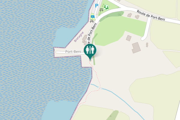 Map showing location of BH 34 Toilet