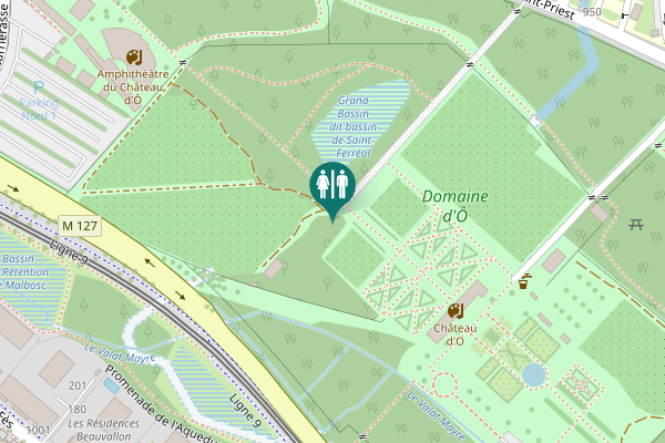 Map showing location of Avenue Ernest Hemingway Toilet