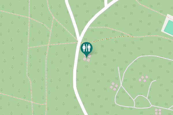 Map showing location of Carcans Toilet