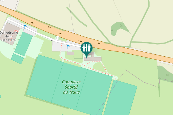 Map showing location of D 840 Toilet