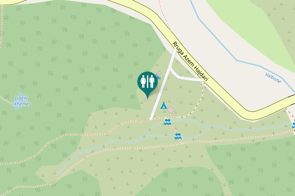 Map showing location of Rruga Azem Hajdari 265 Toilet
