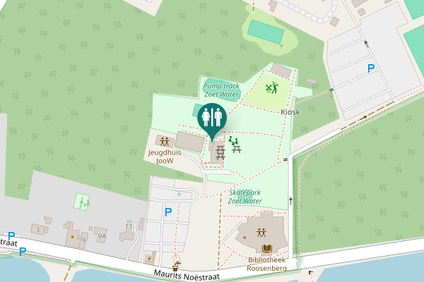 Map showing location of Maurits Noëstraat 13 Toilet