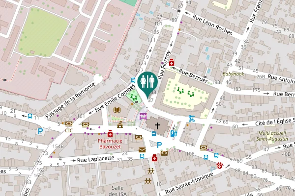 Map showing location of Rue de Cantenac 7 Toilet