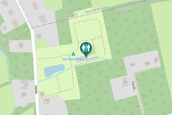 Map showing location of Heide 37 Toilet