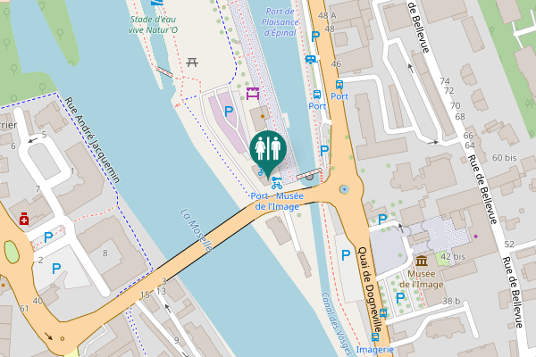 Map showing location of Avenue de la République 4 Toilet