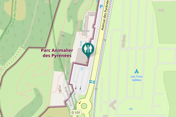 Map showing location of Avenue des Pyrénées 62 Toilet