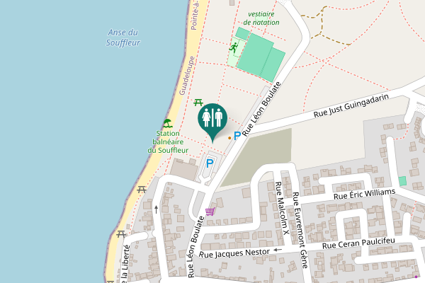 Map showing location of HS