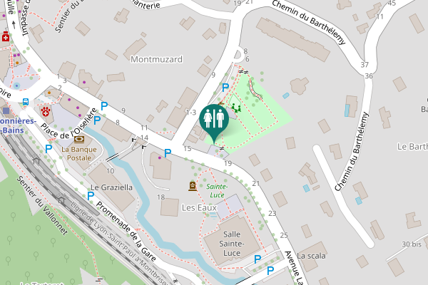 Map showing location of Avenue Lamartine 17 Toilet