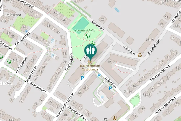 Map showing location of Lolanden 16 Toilet